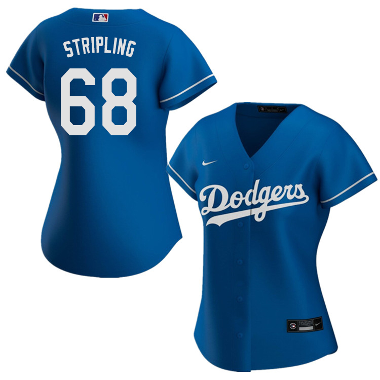 Nike Women #68 Ross Stripling Los Angeles Dodgers Baseball Jerseys Sale-Blue